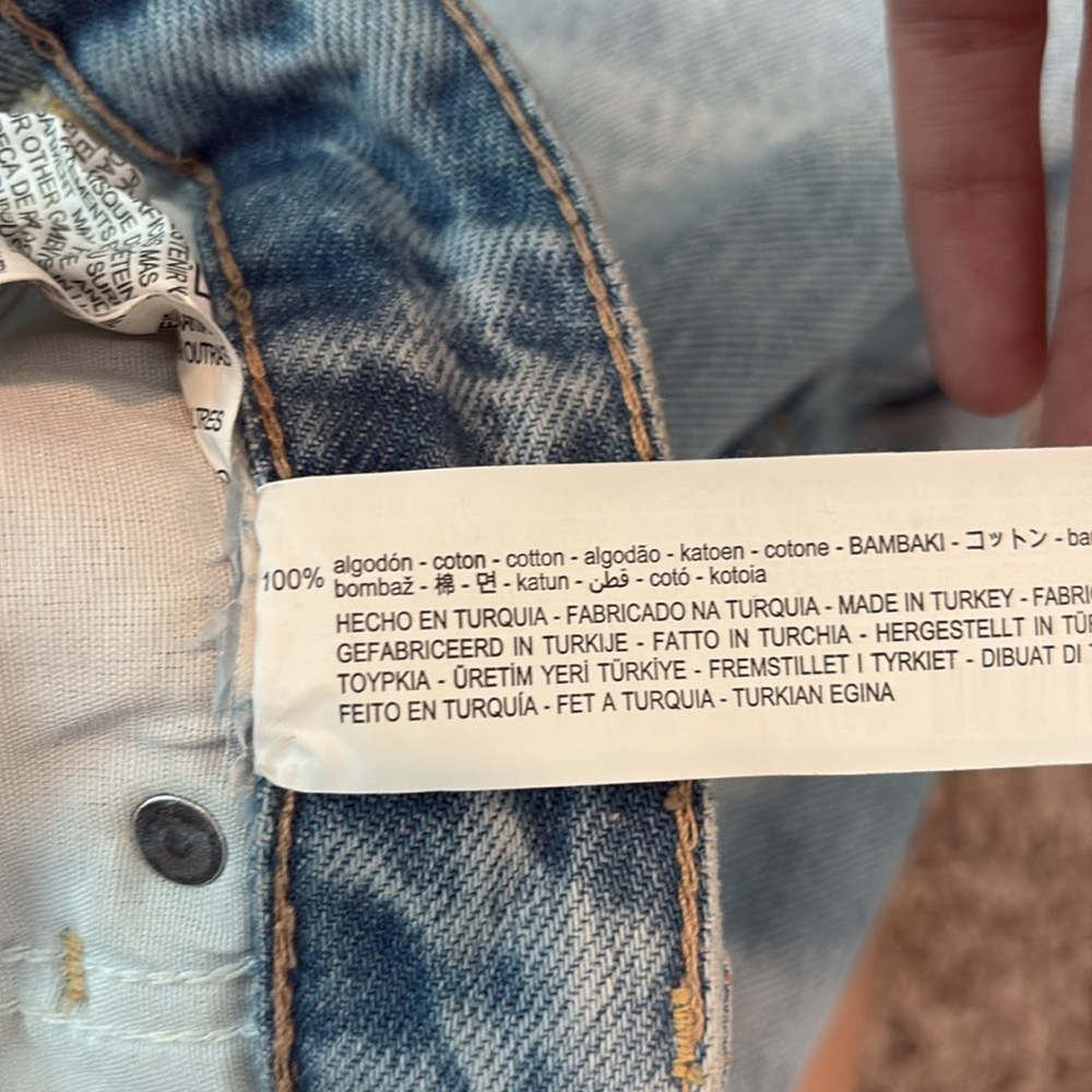 Zara TRF Light Blue Distressed Wide Leg Jeans
Discontinued style! - Picture 9 of 9